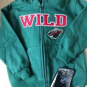 NWT-Minnesota Wild NHL toddler hoodie